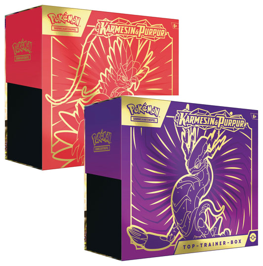 Pokémon - Top-Trainer Box - Karmesin & Purpur 01 - Miraidon oder Koraidon
