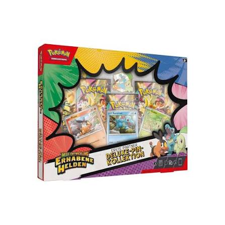 Pokémon Erhabene Helden Erste Partner Deluxe-Pin Kollektion