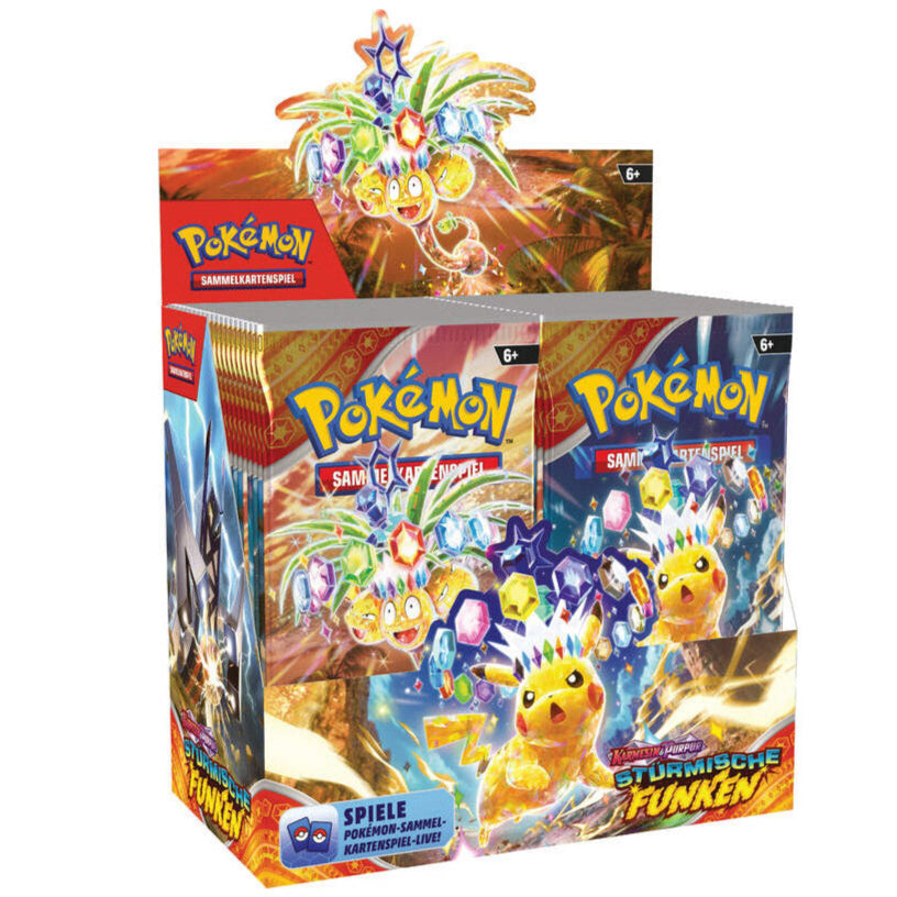 Pokémon Karmesin Purpur Stürmische Funken Display - Deutsch