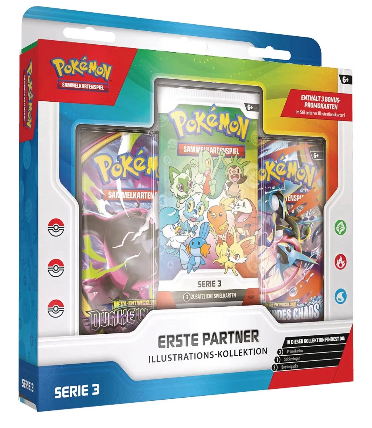 Pokémon - Erste Partner Illustrations-Kollektion: Series 3 Deutsch OVP