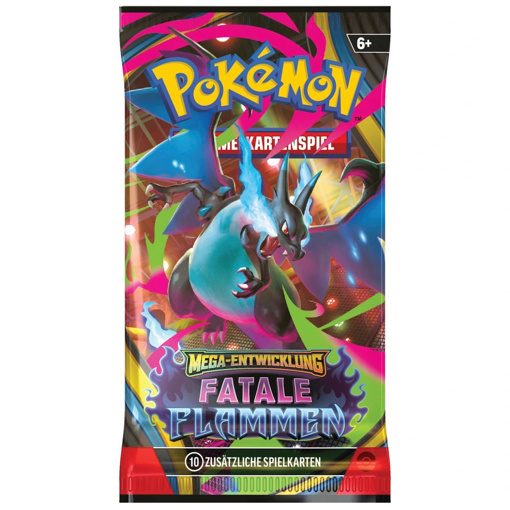 Pokémon Mega Entwicklung – Fatale Flammen Booster ME02