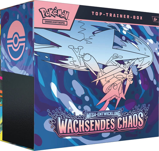 Pokemon Mega Entwicklung - Wachsendes Chaos Top Trainer Box Deutsch