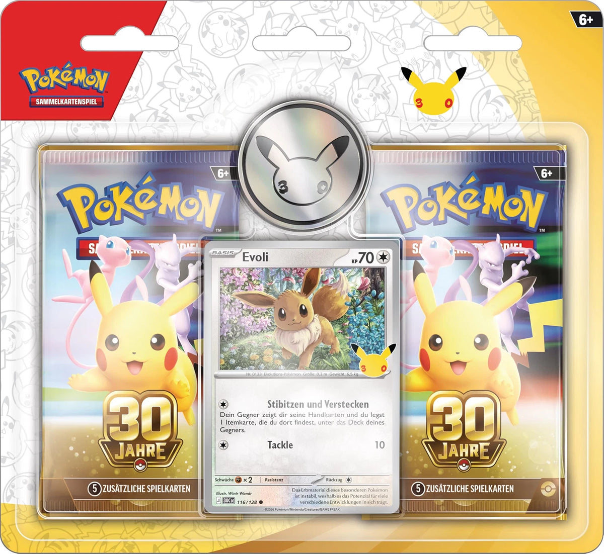 Pokemon 30 Jahre - 2-Pack Blister (Deutsch)