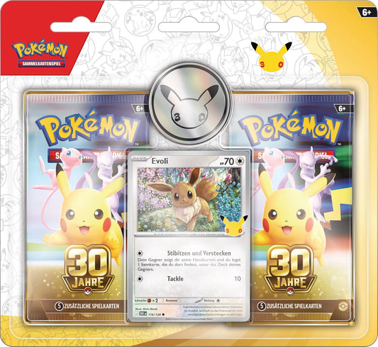 Pokemon 30 Jahre - 2-Pack Blister (Deutsch)