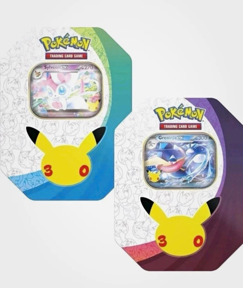 Pokémon 30 Jahre Tin-Box 1X Zufällig