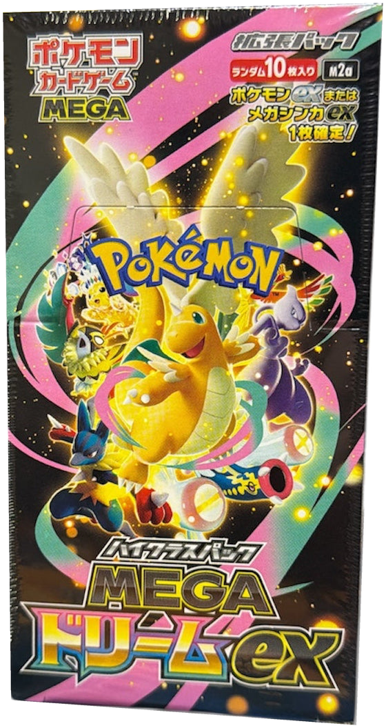 Pokémon Mega Dream ex Display, Vorderansicht