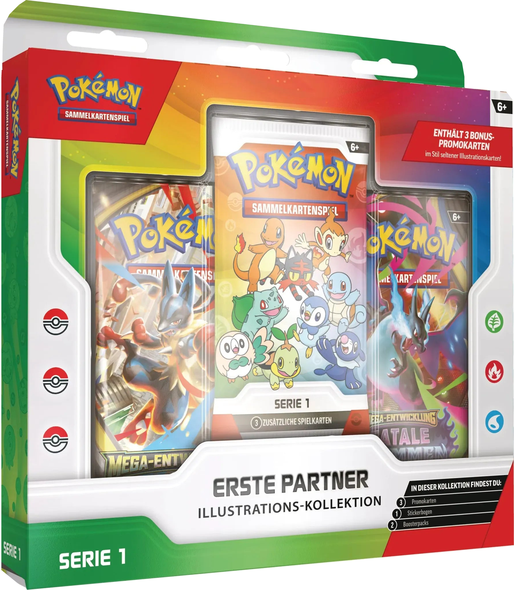 Pokémon Erste Partner Illustrations-Kollektion Serie 1