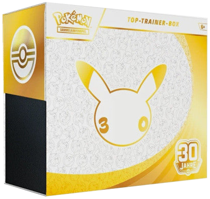 Pokémon 30 Jahre Top-Trainer-Box mit Pikachu-Motiv