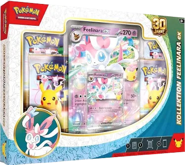 Pokémon-Jubiläumskollektion mit Feelinara-ex-Promokarte