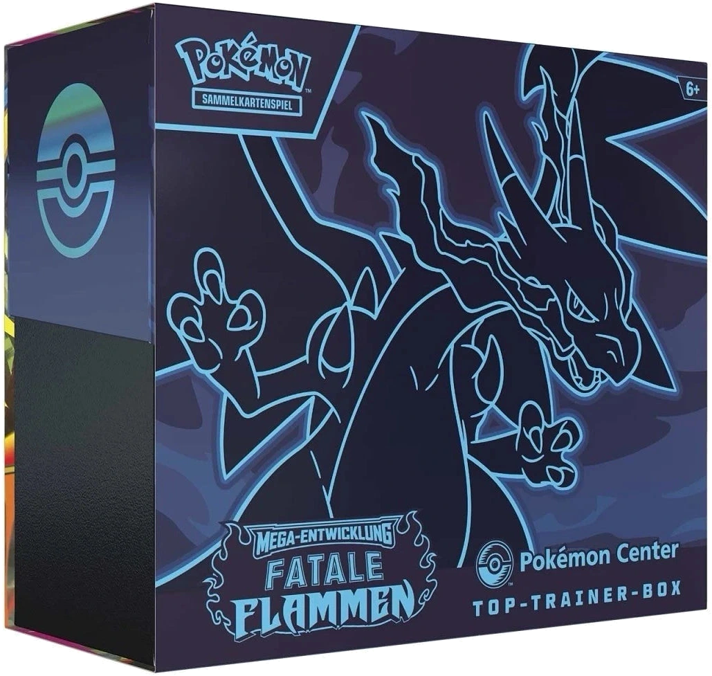 Pokémon Fatale Flammen Pokémon Center Top-Trainer-Box